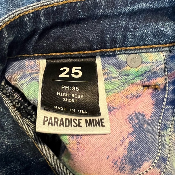 High Rise Jean Shorts - Picture 4 of 4